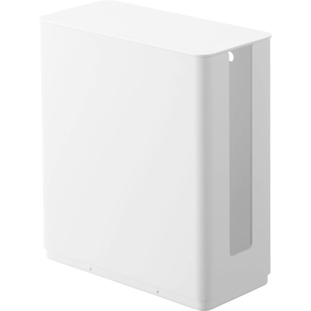 他サイト： 山崎実業 重ねられる スリム蓋付きルーター収納ケース スマート WH ホワイト 4913 JANコード 490320804913の商品画像