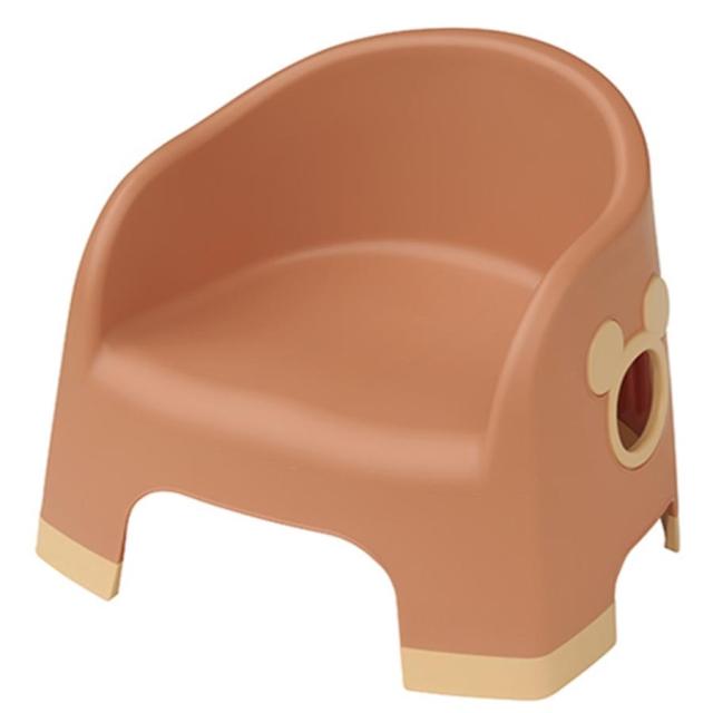 他サイト： 錦化成 ララチェア ミッキーマウス テラコッタ (日本製 幅37.5×奥行34×高さ32cm 転倒防止滑り止め付き 対象年齢6ヶの商品画像