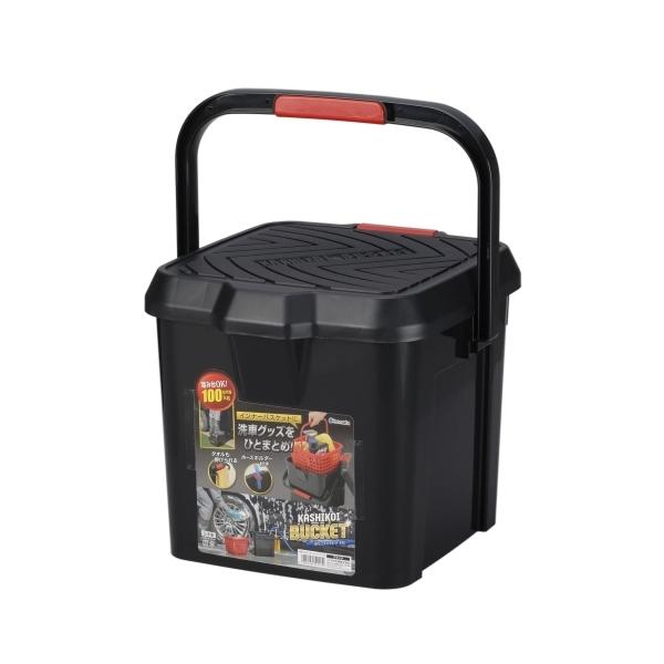 他サイト： イノマタ化学 3216 かしこいバケツ 17L ブラック (日本製) JANコード 4905596321170の商品画像