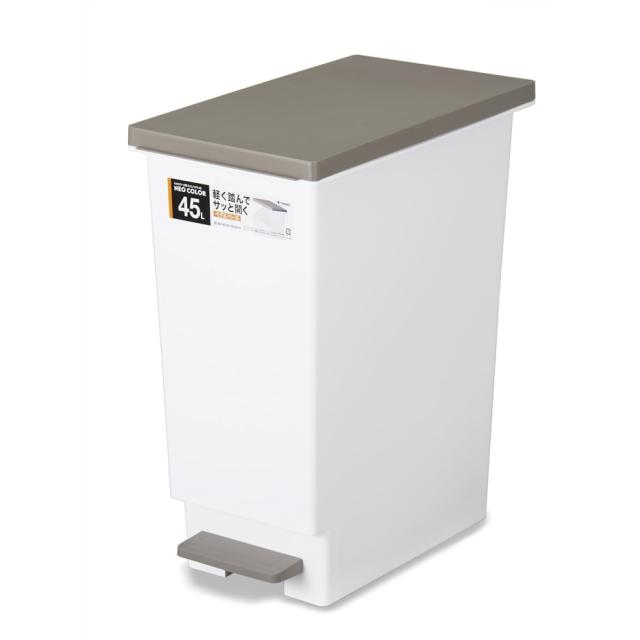 他サイト： 新輝合成 トンボ ネオカラー 分別スリムペダル 45L ブラウン (幅26.5×奥行45.5×高さ55.5cm) JANコード の商品画像