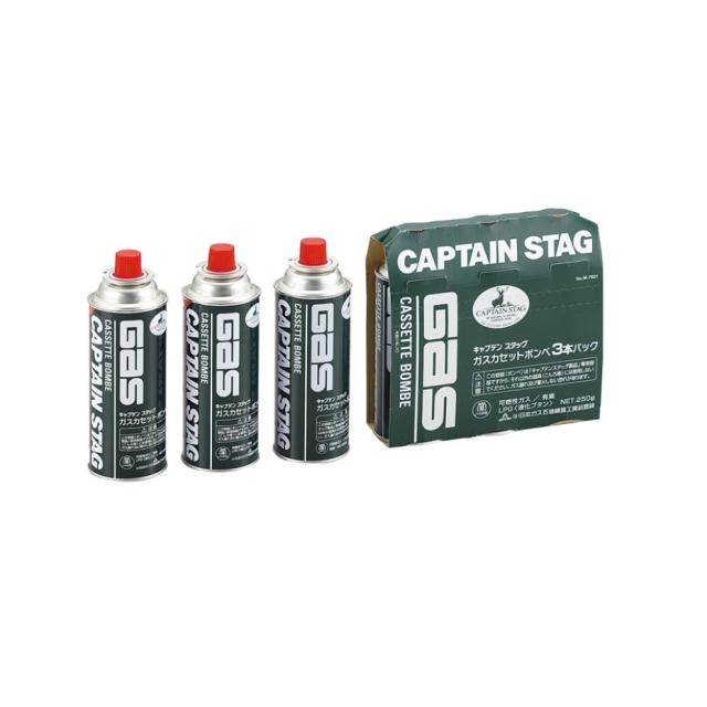 他サイト： キャプテンスタッグ M-7621 カセットボンベ 3P JANコード 4976790776219の商品画像