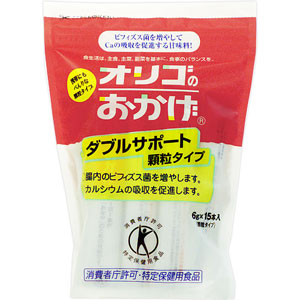 他サイト： オリゴのおかげダブルサポート 顆粒 90g(6g×15本)*配送分類:A2の商品画像