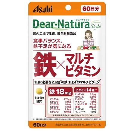 他サイト： Dear-Natura/ディアナチュラ スタイル 鉄×マルチビタミン 60日分[ネコポス配送2]の商品画像