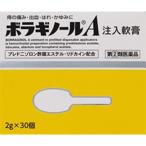 他サイト： ボラギノールA注入軟膏 2g×30個 【第(2)類医薬品】*配送分類:A2の商品画像
