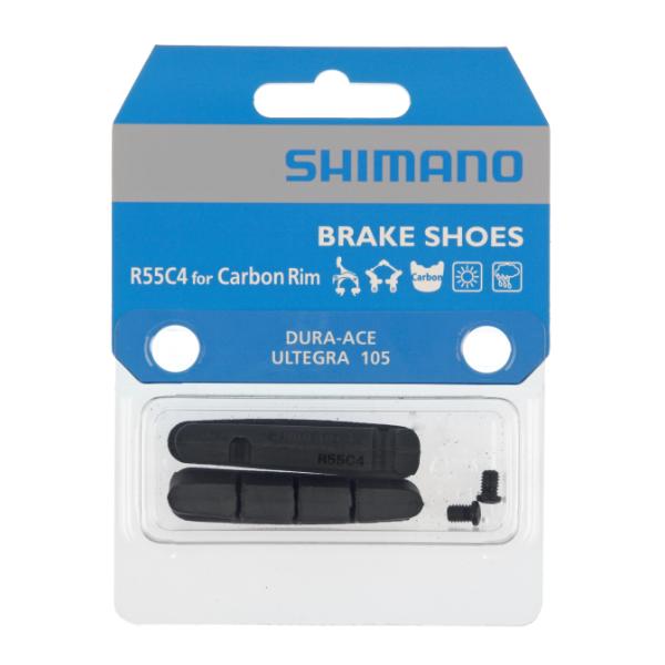 他サイト： SHIMANO(シマノ) BR-9000 R55C4 ブレーキシュー/ペア Carbon Y8L298070の商品画像