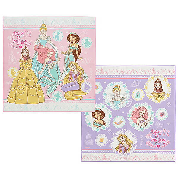 他サイト： ディズニー プリンセス ランチクロス 2絵柄組 KB4WN メール便対応品 628429の商品画像
