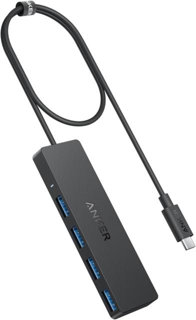 他サイト： Anker USB-C データ ハブ(4-in-1 5Gbps)60cmケーブル 高速データ転送 USB 3.0 USB-Aポーの商品画像