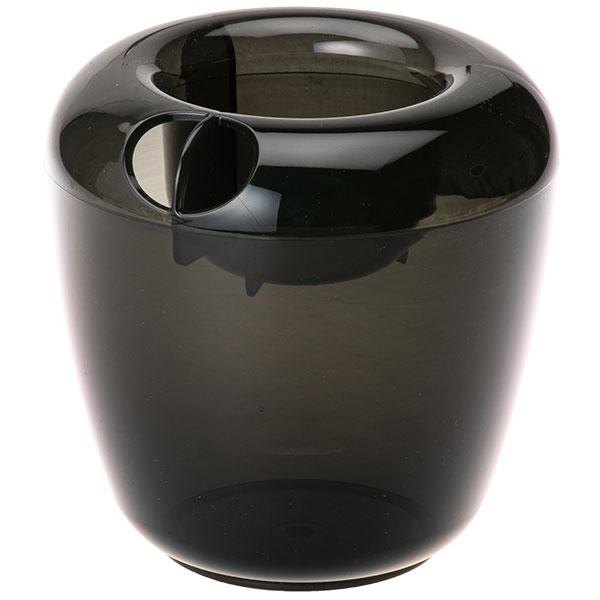 他サイト： VASE シングル 球根1球用 スモークブラック 0.45L φ116×H114 大和プラスチック 鉢の商品画像