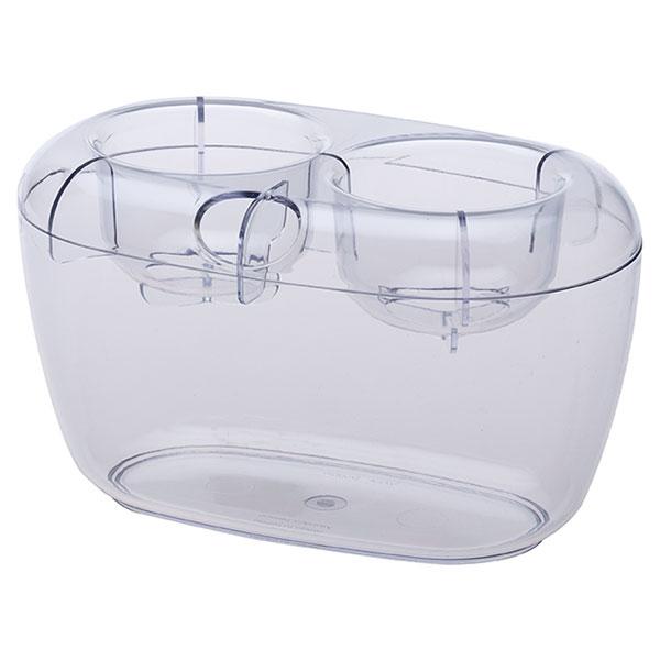 他サイト： VASE ダブル 球根2球用 クリア 0.95L 196×123×H114 大和プラスチック 鉢の商品画像