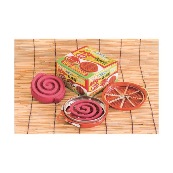 他サイト： 熱中症対策 トラスコ中山 児玉兄弟商会 虫よけ線香 富士錦パワー森林香10巻+携帯防虫器セット 4971833015058 61の商品画像