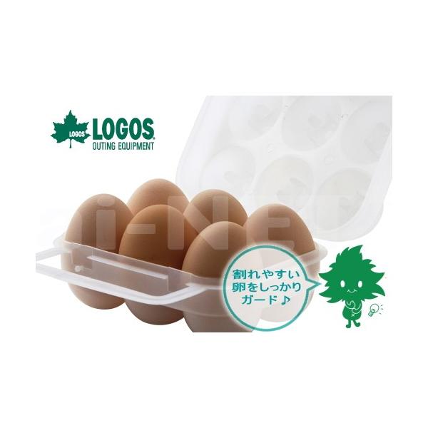 他サイト： LOGOS ロゴス エッグホルダー 6個用 84701000 卵をしっかり保護 エッグケース 卵ホルダー アウトドア キャンプ の商品画像
