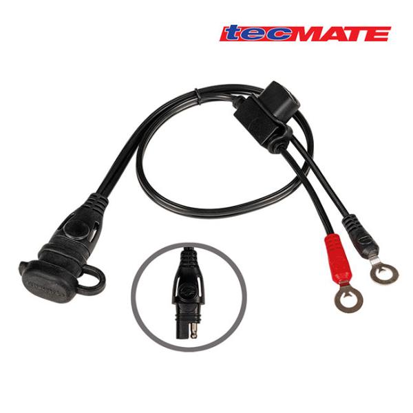 他サイト： 国内正規品 テックメイト OptiMate 車両側 ケーブル O-01 M6/M8 パワースポーツ車両 バッテリーケーブル 充電の商品画像