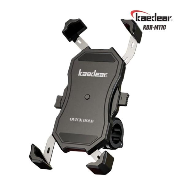 他サイト： カエディア クイックホールド スマートフォンホルダー KDR-M11C バイク 自転車用 スマホホルダーの商品画像