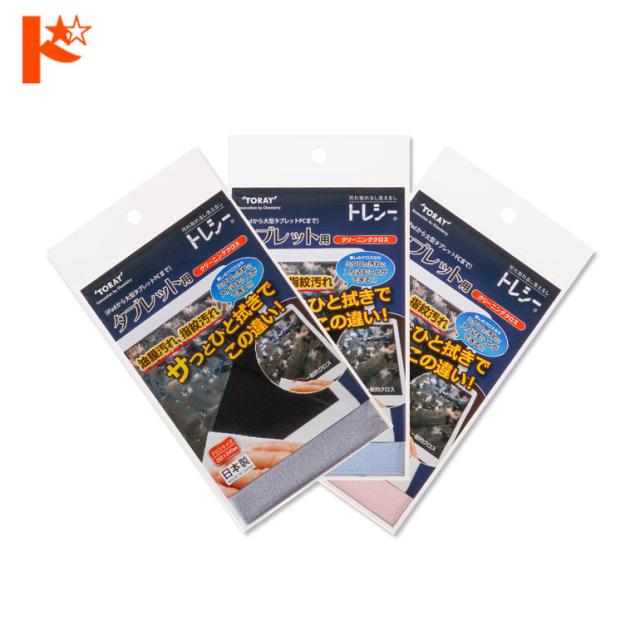 他サイト： ◇タブレット用クリーニングクロス 全3色 東レ 繰り返し使用可の商品画像