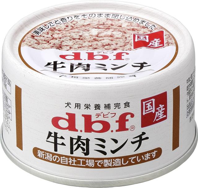 他サイト： デビフペット(株) 牛肉ミンチ 65g 犬用品 ウェット フード 缶     4970501032748 {NP}の商品画像