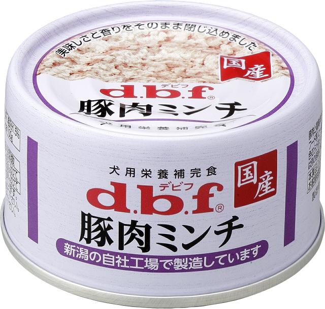 他サイト： デビフペット(株) 豚肉ミンチ 65g 犬用品 ウェット フード 缶     4970501032762 {NP}の商品画像