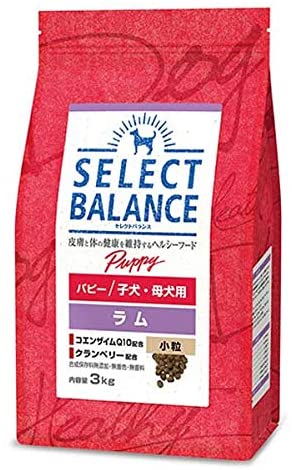他サイト： (株)ベッツ・チョイス・ジャパン セレクトバランス パピー ラム 小粒 子犬・母犬用 3kg 犬 フード ドライ 4541851の商品画像