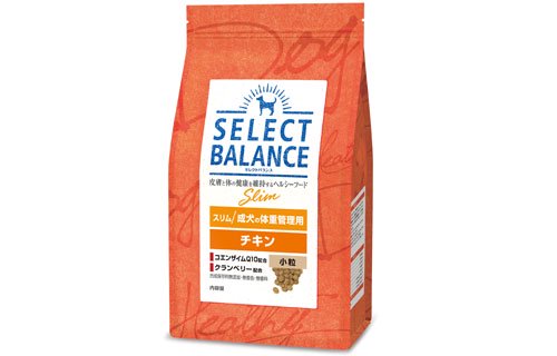 他サイト： (株)ベッツ・チョイス・ジャパン セレクトバランス スリム チキン 小粒 成犬の体重管理用 3kg 犬 フード ドライ 4541の商品画像