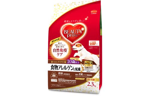 他サイト： 日本ペットフード(株) ビューティープロ ドッグ 食物アレルゲンに配慮 10歳以上 4700g 犬 フード ドライ 490211の商品画像