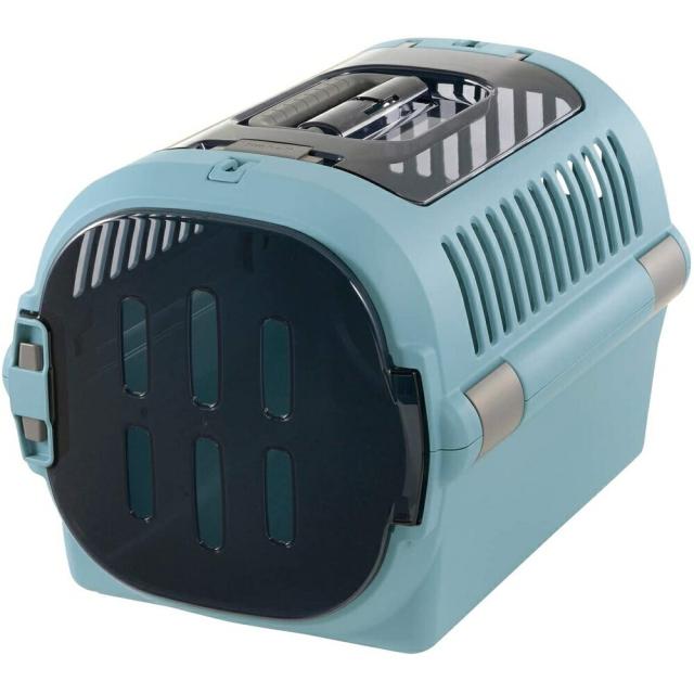 他サイト： (株)リッチェル キャンピングキャリーファイン ダブルドア M B 犬 用品 バスケット(キャリー等) 494568056204の商品画像