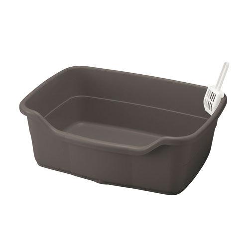 他サイト： (株)リッチェル ラプレ ネコトイレ 深型 60 DG  猫 用品 トイレ 4945680566759 {SK}の商品画像