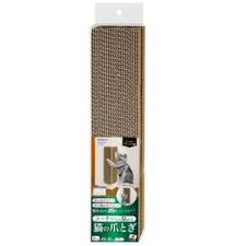 他サイト： (株)サンコー 吸着コーナーにも貼れる猫のつめとぎ 段ボール  猫 用品 お手入れ ブラシ ハサミ 爪きり 爪磨き バリカン 4の商品画像