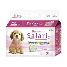 他サイト： ライオン商事(株) 瞬間ペットシートサラリワイド 24枚 犬 用品 トイレタリー ワイドサイズ セミワイド 4903351004の商品画像