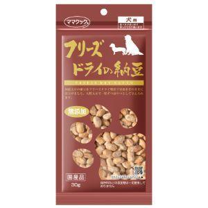 他サイト： ママクック(株) フリーズドライの納豆犬用 30g 犬用品 フード スナック 4580207274061 {NP}の商品画像