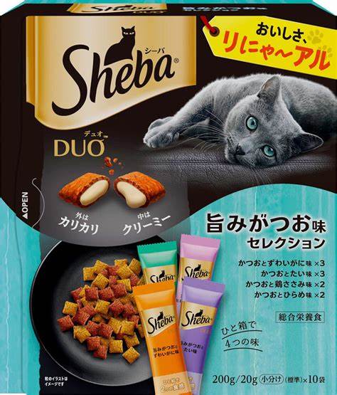 他サイト： マースジャパンリミテッド シーバ デュオ 旨みがつお味セレクション 200g 猫用品 フード ドライ 総合栄養食 4902397の商品画像