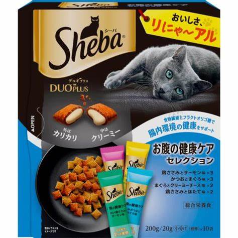 他サイト： マースジャパンリミテッド シーバ デュオプラス お腹の健康ケアセレクション 200g 猫用品 フード ドライ 総合栄養食 490の商品画像
