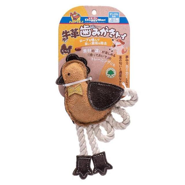 他サイト： ドギーマンハヤシ(株)用品営業部 牛革歯みがきトイ くっく  犬用品 日用品 玩具・アジリティグッズ 4976555858235の商品画像