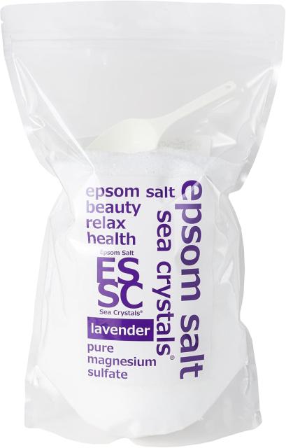 他サイト： 【訳あり】Sea Crystals(シークリスタルス) エプソムソルト ラベンダーの香り 2.2kg (浴用化粧品) Seacrの商品画像