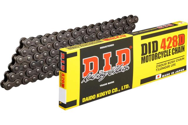 他サイト： DID STD チェーン 428-130 スチール 130L クリップジョイント ★00-7114 4525516347303 の商品画像