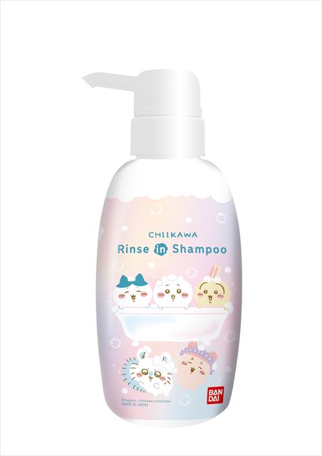 他サイト： バンダイ リンスインシャンプー ちいかわ 300ml 本体 ※色柄は選べません(4549660929567)※パッケージ変更の場の商品画像