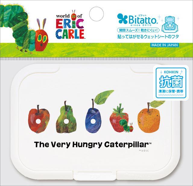 他サイト： ビタットジャパン ビタット おしりふきに貼るフタ レギュラー あおむしとフルーツの商品画像