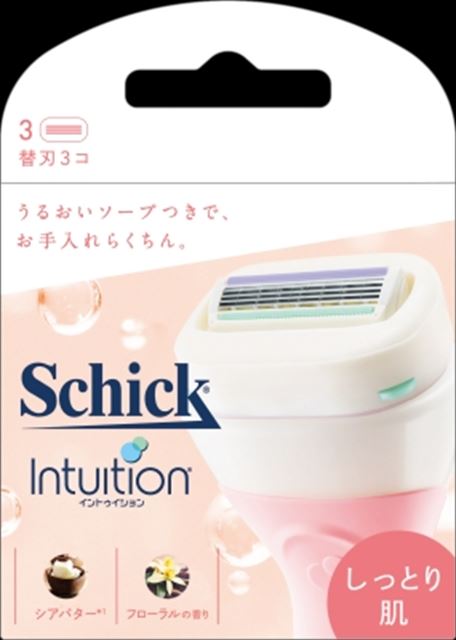 他サイト： 【メール便 送料込】Schick イントゥイション しっとり肌 替刃 3コ入 1個の商品画像
