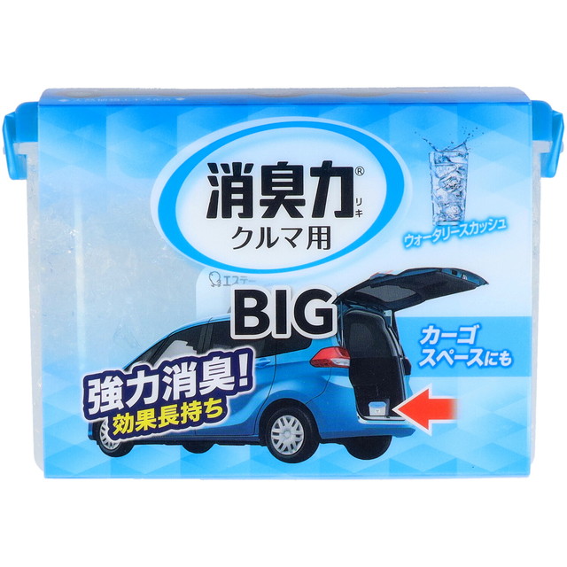 他サイト： エステー 消臭力 クルマ用 BIG ウォータリースカッシュ 900g (4901070123735)の商品画像