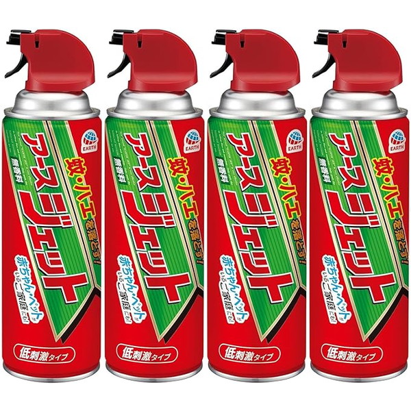 他サイト： アース製薬 アース ジェット 450mL × 4本パック 蚊 ハエの商品画像
