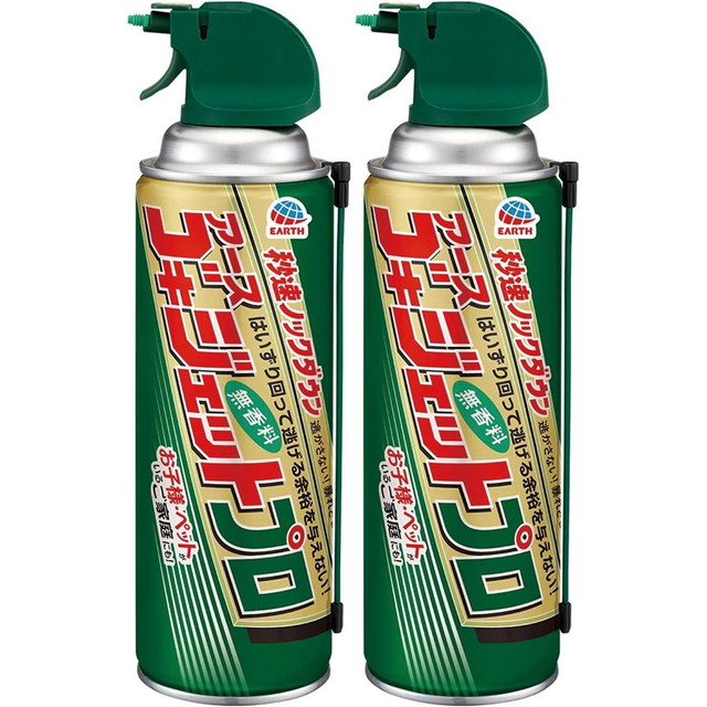 他サイト： 【お買い得・2P】アース製薬 アース ゴキジェットプロ 450mL×2本パック 防除用医薬部外品(4901080096913)※の商品画像