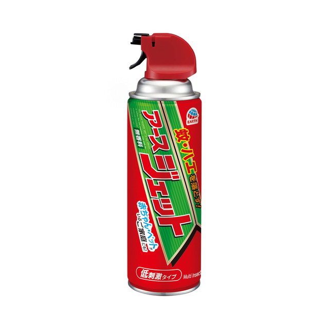 他サイト： アース製薬 アースジェット 450ml 本体 医薬部外品 低刺激・無香料タイプの蚊・ハエ用駆除スプレー(490108016131の商品画像