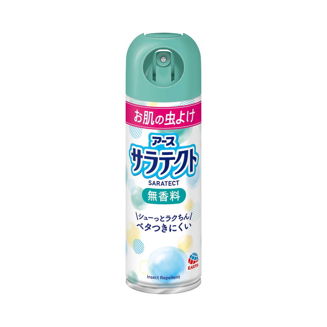 他サイト： アース製薬 サラテクト 虫よけスプレー 無香料 200ml 医薬部外品 ※マダニ対策 人体用虫除け ( 咬まれないように ) (の商品画像