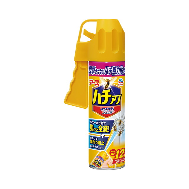 他サイト： アース製薬 ハチアブマグナムジェット 550ml 屋外専用 ( 蜂・虻殺虫剤 ) ( 4901080237019 )の商品画像