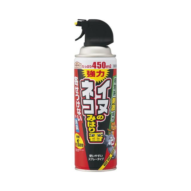 他サイト： アース製薬 アースガーデン イヌ・ネコみはり番スプレー 450ml ( 犬猫忌避剤 ) ( 4901080287618 )の商品画像