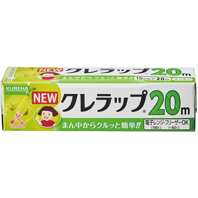 他サイト： クレハ ニュークレラップ ミニミニ15CM×20M (食品ラップ) ( 4901422151201 )の商品画像