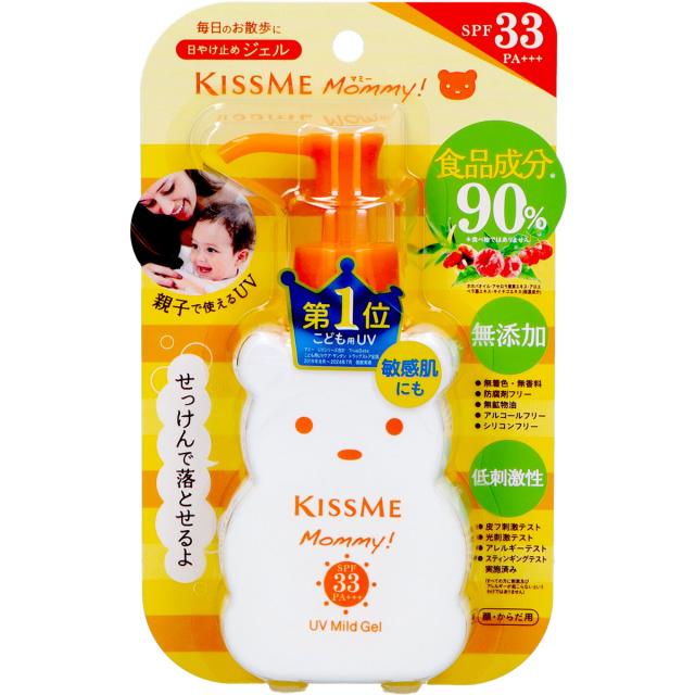 他サイト： 伊勢半 マミー キスミー UVマイルドジェルN 100G SPF33 PA+++ 低刺激性 ( 日焼け止めジェル ) ( 490の商品画像