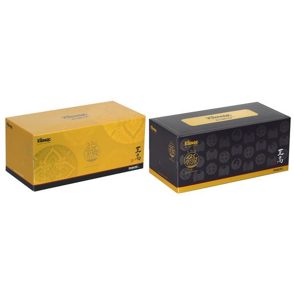 他サイト： 【送料込・まとめ買い×3個セット】日本製紙クレシア クリネックスティシュー 至高 極 560枚(140組) 1箱 ※色は選べませの商品画像