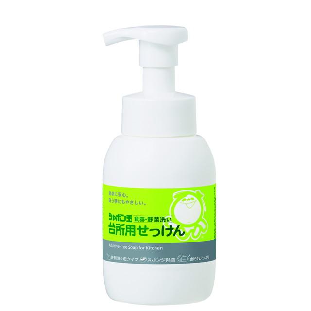 他サイト： シャボン玉せっけん 台所用せっけん 泡タイプ 300mlの商品画像