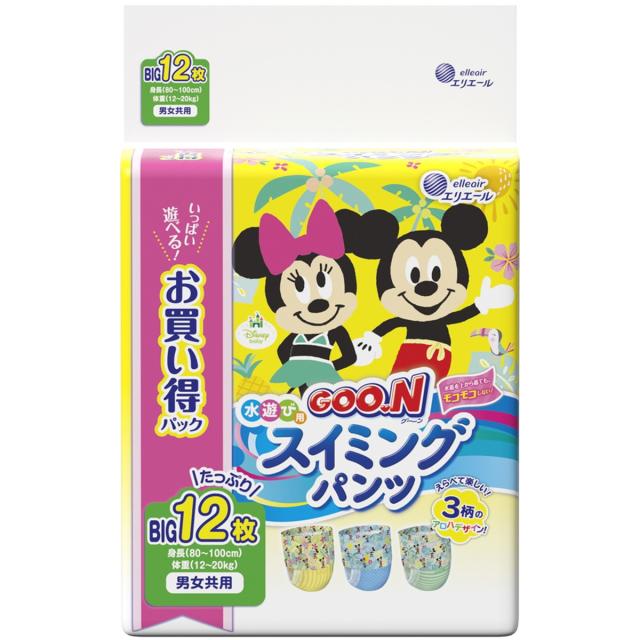 他サイト： 大王製紙 グーン スイミングパンツ 男女共用 Bigサイズ 12枚の商品画像
