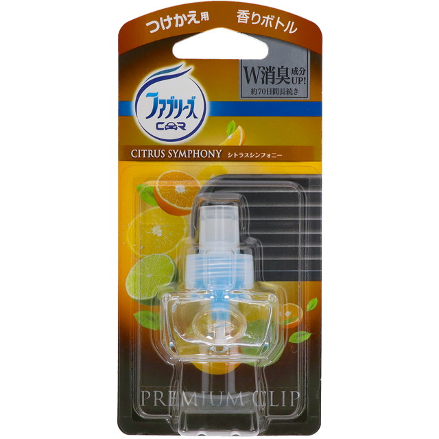 他サイト： P&G ファブリーズ プレミアムクリップ シトラスシンフォニー つけかえ用 7ml (4902430566759)※パッケージ変の商品画像