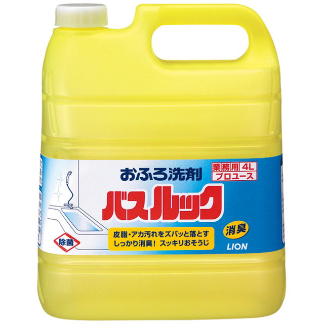他サイト： 【業務用サイズ】ライオンハイジーン 業務用バスルック 4L プロユース仕様 スッキリ感のあるレモンタイプの香り ( お風呂の洗剤の商品画像